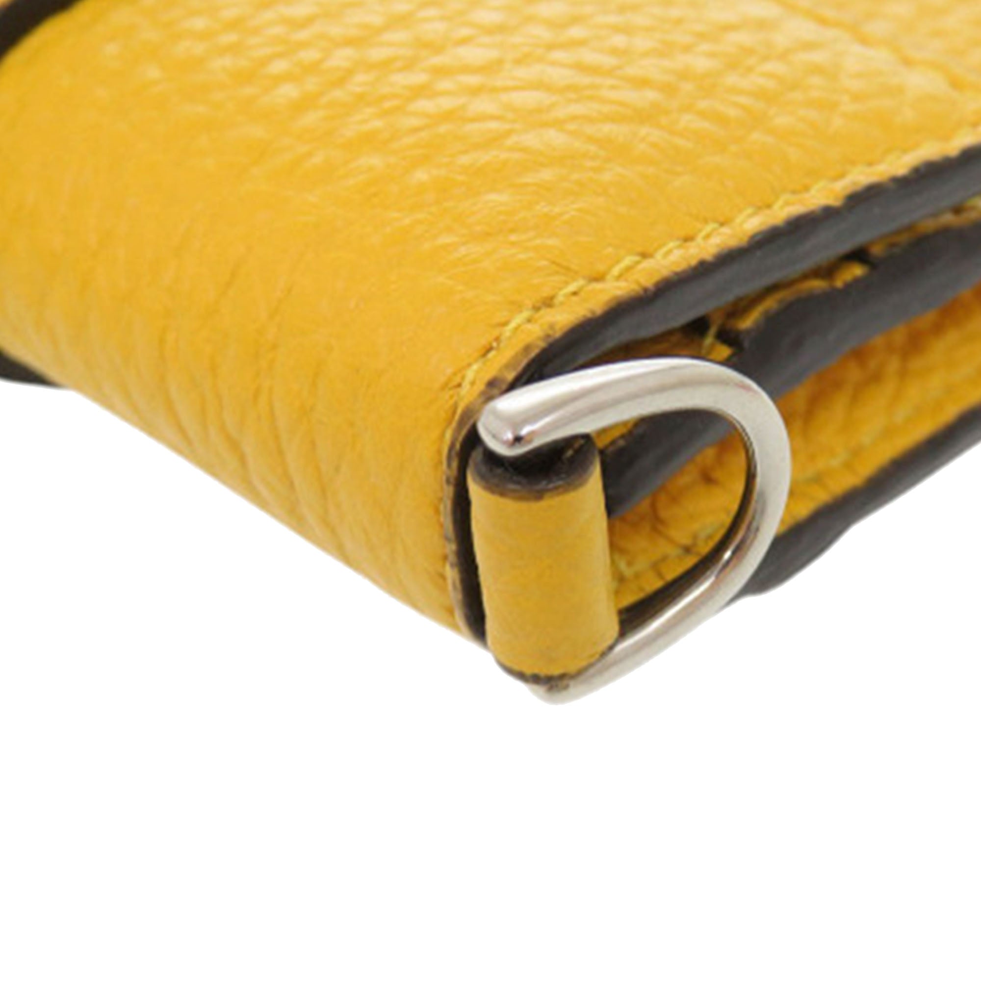 Micro Leather Flat Baguette Crossbody - Image 9