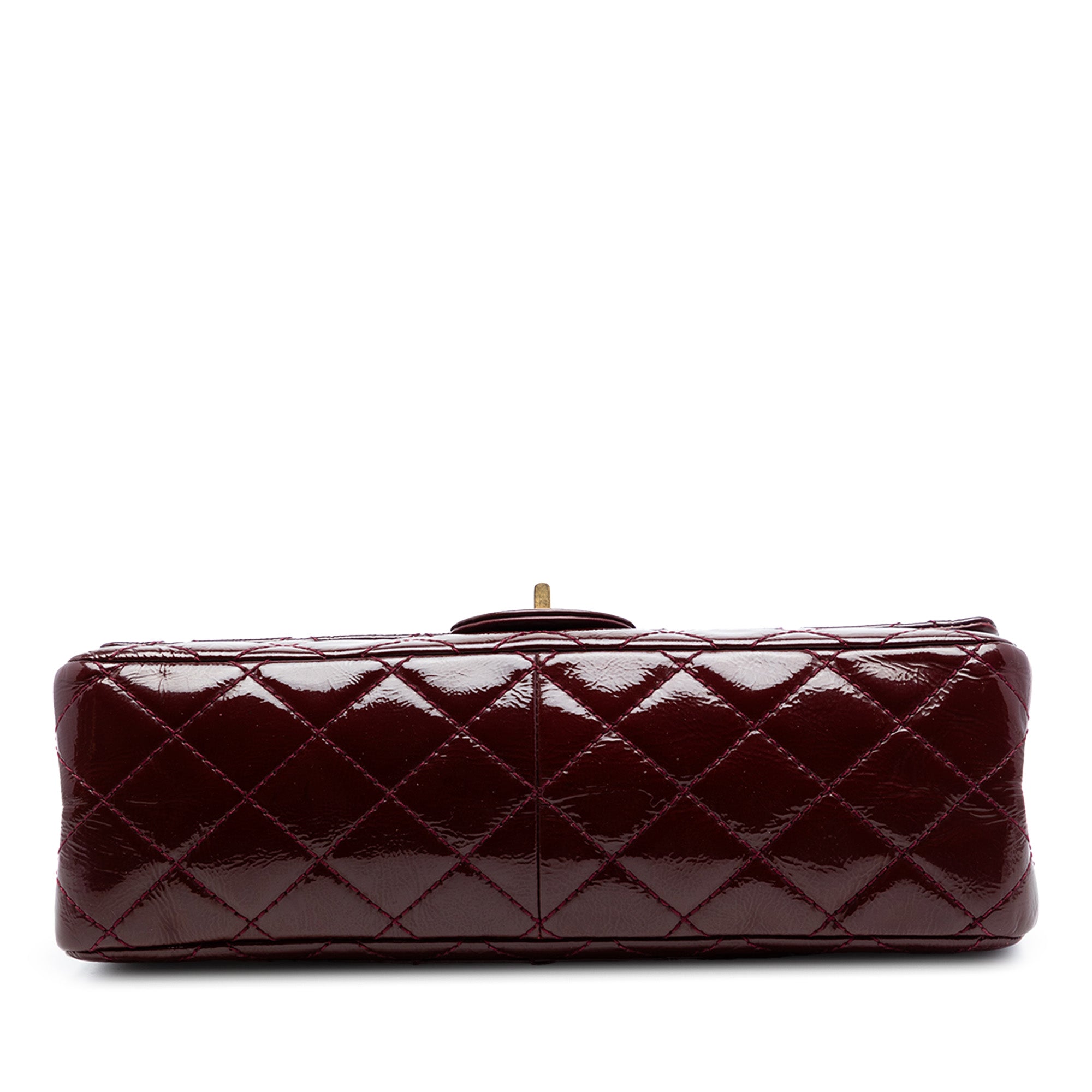 Quilted Crinkled Patent Reissue 2.55 Double Flap 226 - Image 3