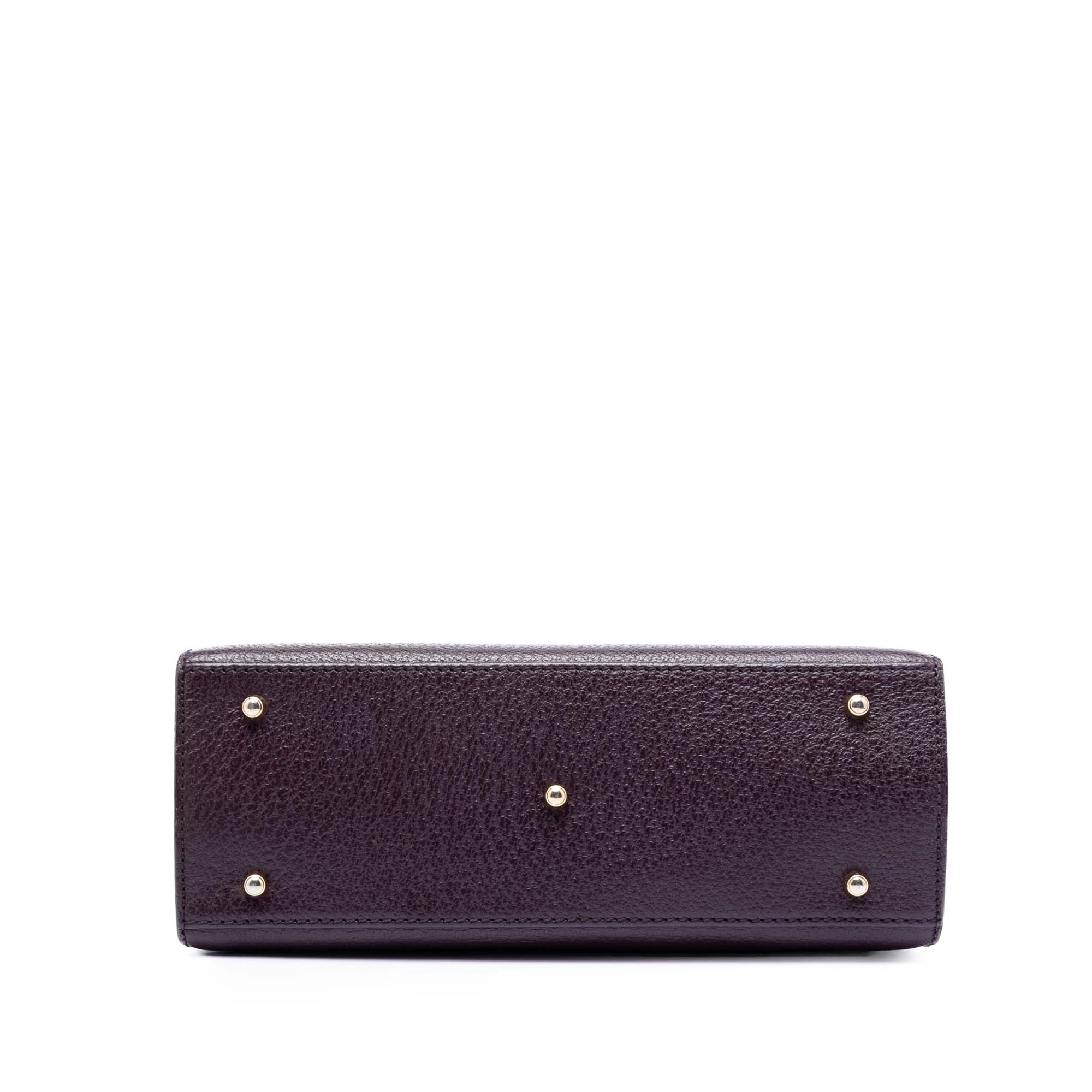 Calfskin Lady Lock Satchel - Image 3