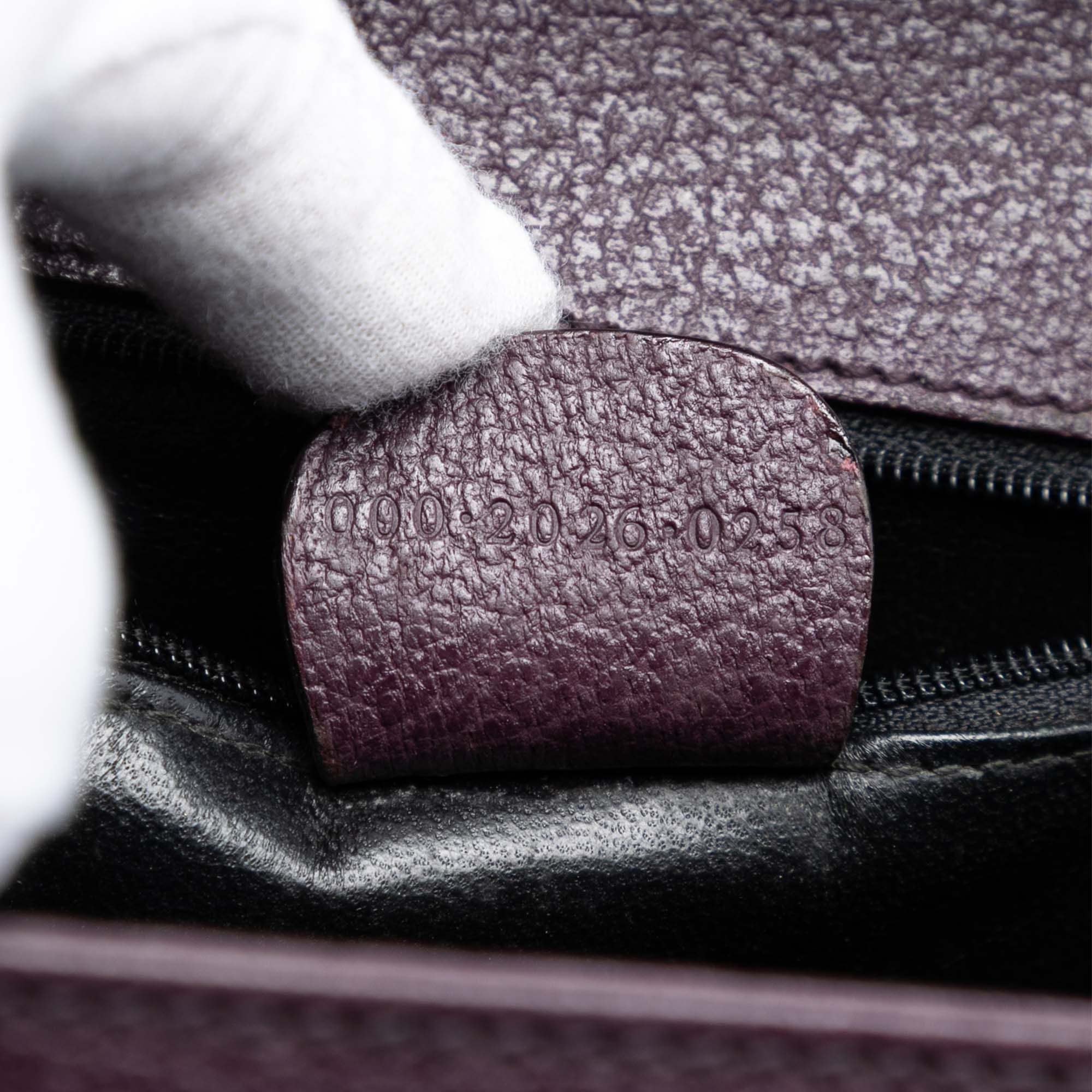 Calfskin Lady Lock Satchel - Image 6