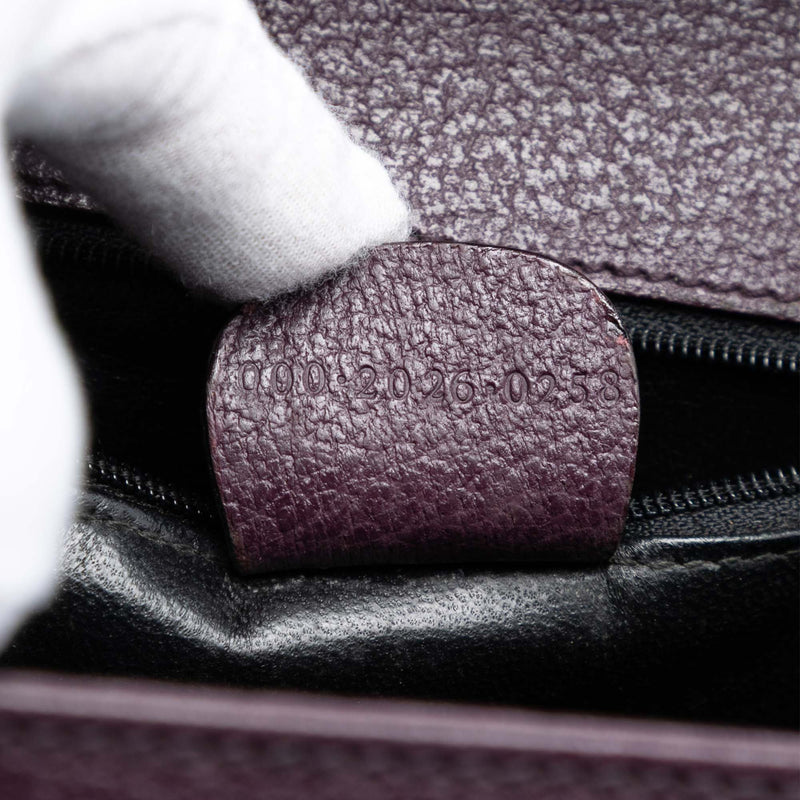 Calfskin Lady Lock Satchel - Image 6