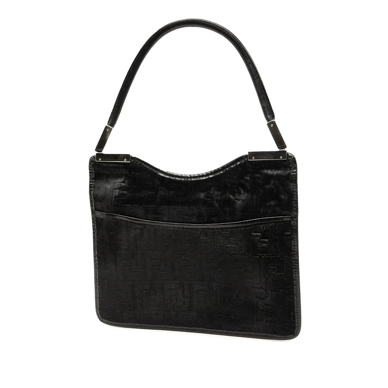 Zucca Pony Hair Shoulder Bag - Image 2