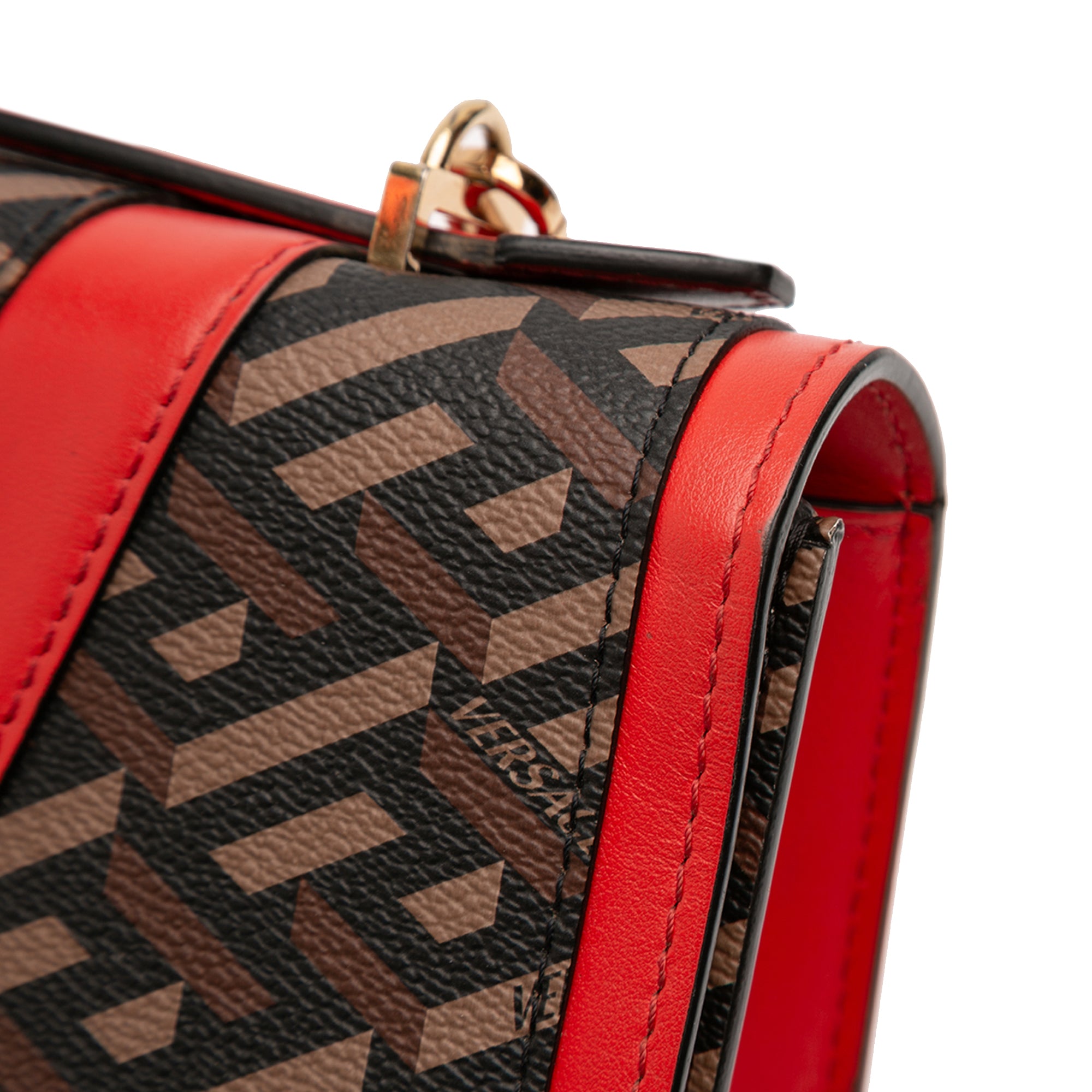 La Greca Coated Canvas Virtus Satchel - Image 10