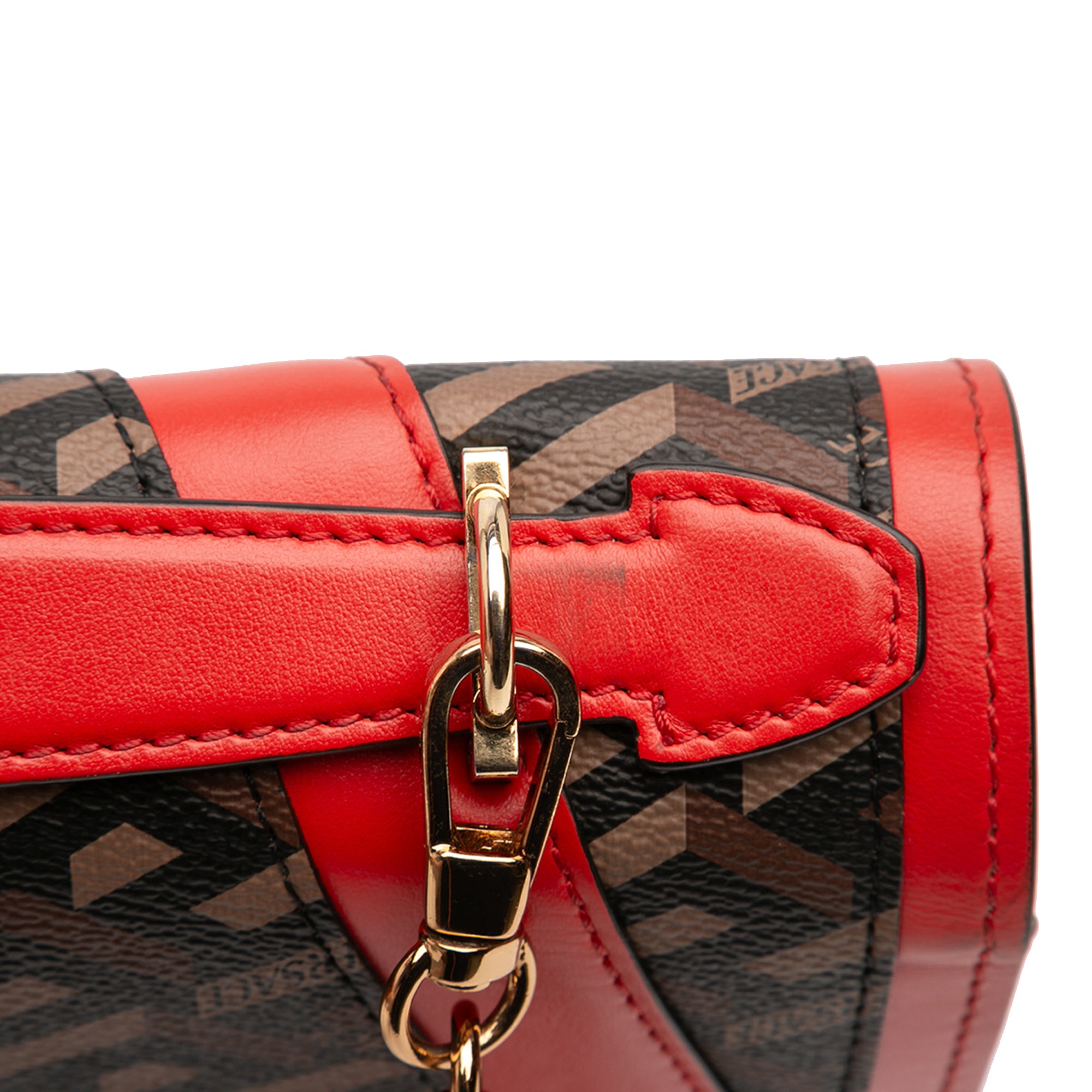 La Greca Coated Canvas Virtus Satchel - Image 8