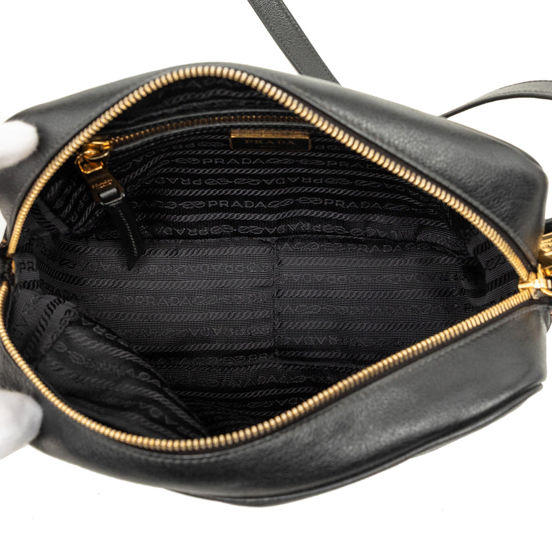 Glace Calfskin Embossed Logo Camera Bag - Image 4