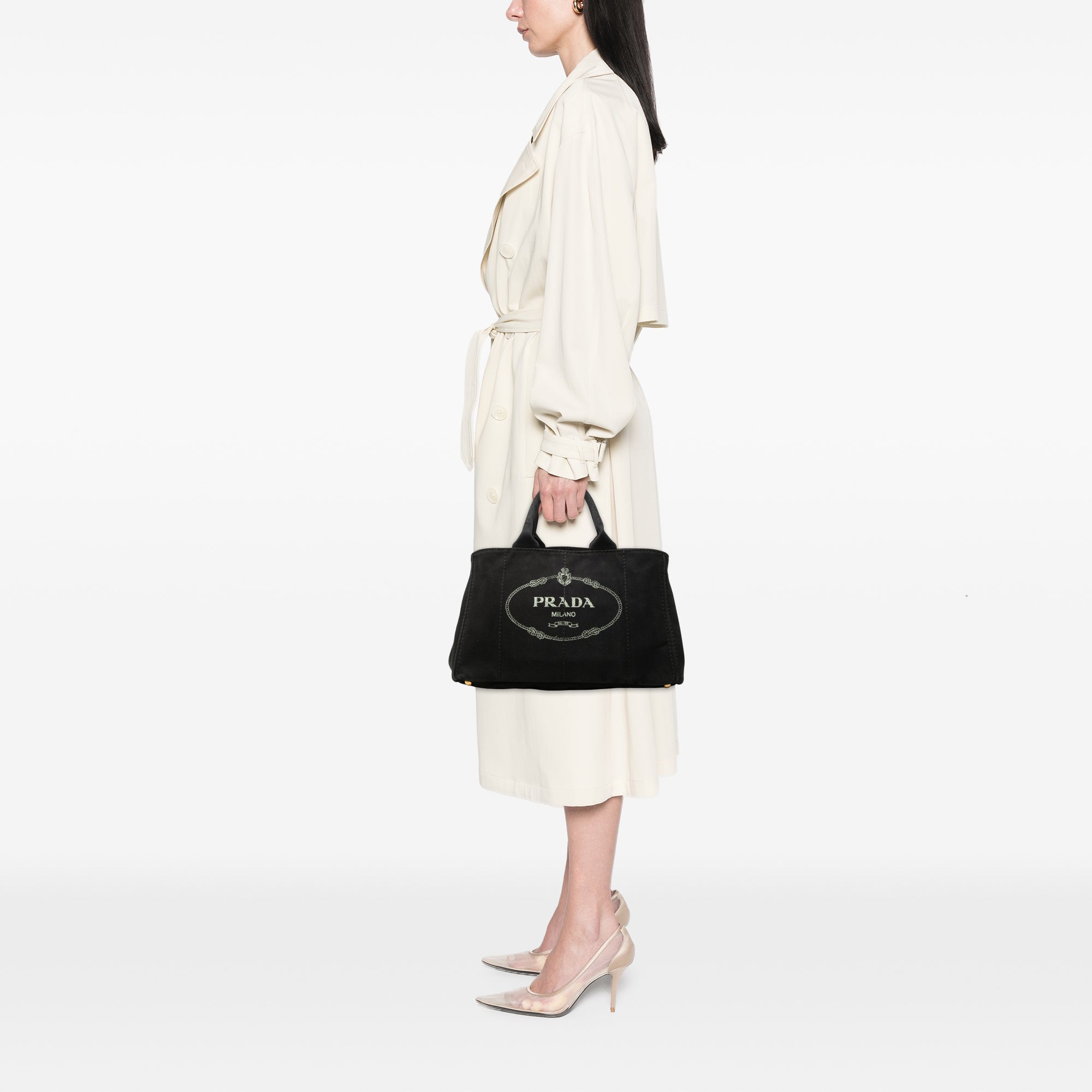 Large Canvas Canapa Logo Satchel - Image 6
