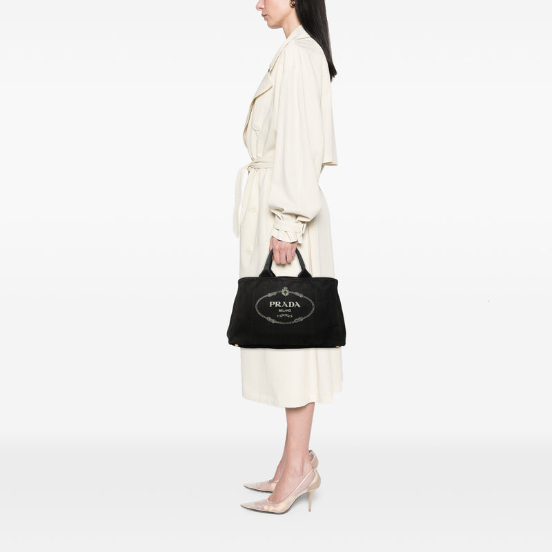 Large Canvas Canapa Logo Satchel - Image 6