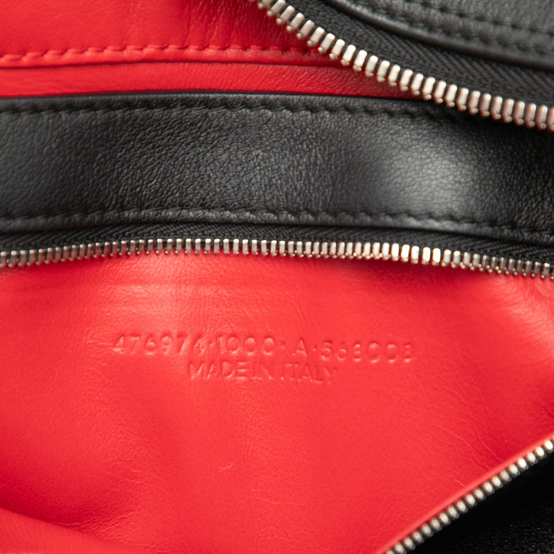 Medium Leather Triangle Duffle Bag - Image 6