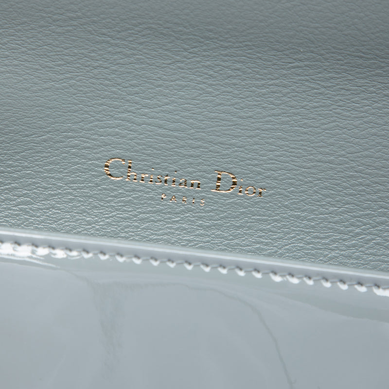 Patent Cannage Lady Dior Pouch with Chain - Image 5