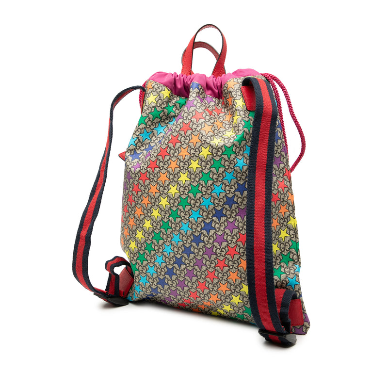 GG Supreme Web Star Print Childrens Backpack - Image 2
