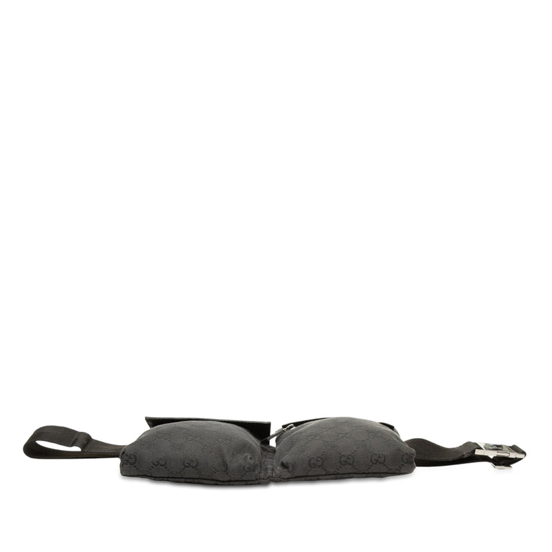 GG Canvas Double Pocket Belt Bag - Image 3