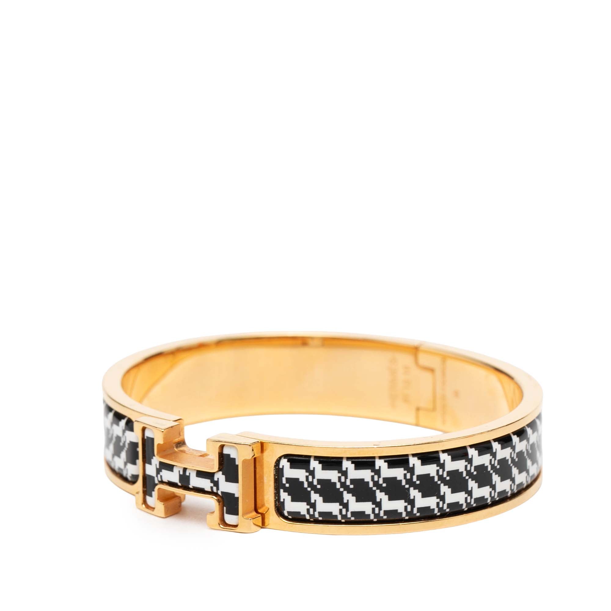 Narrow Enamel Cheval Pixel Clic H Bracelet PM - Image 2