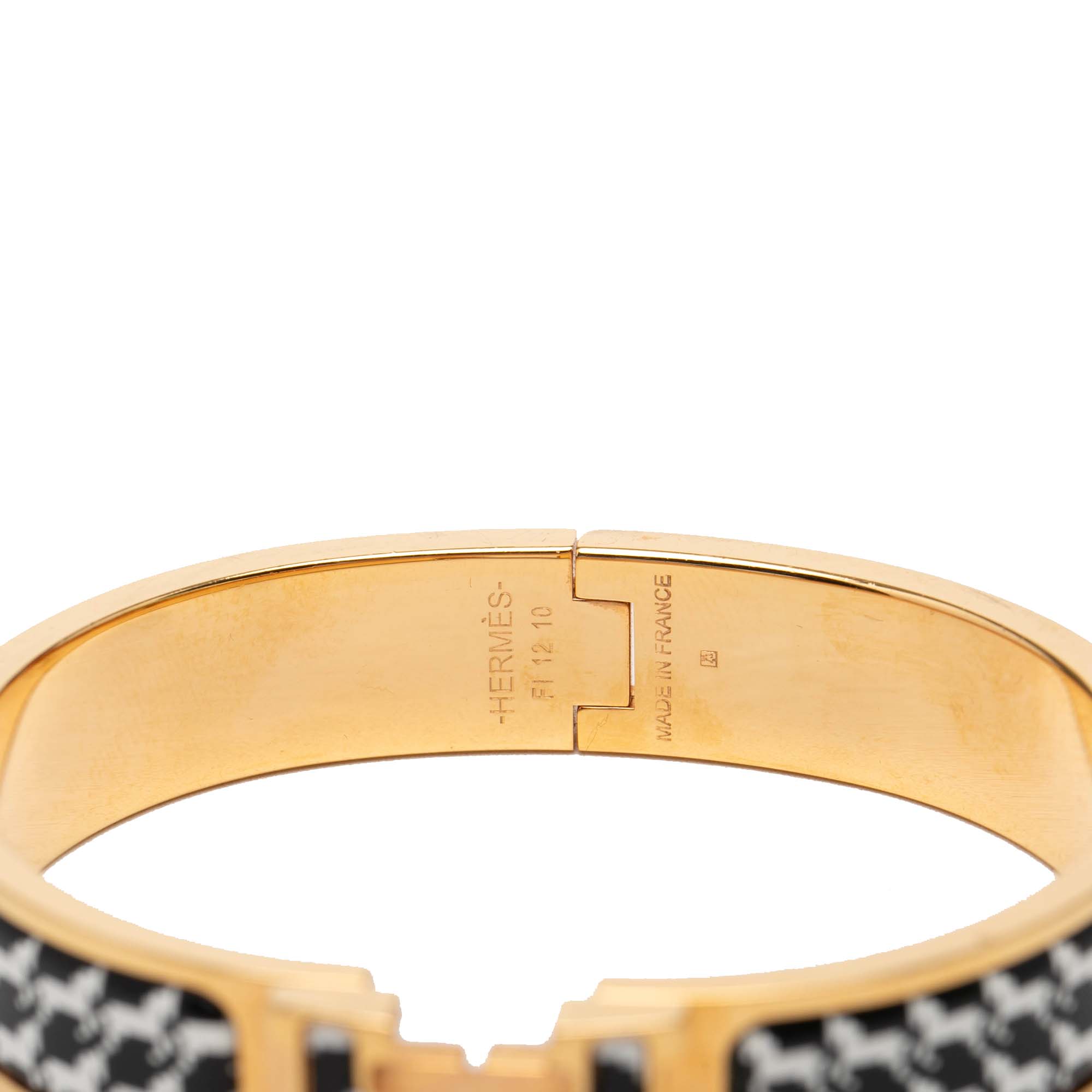 Narrow Enamel Cheval Pixel Clic H Bracelet PM - Image 4