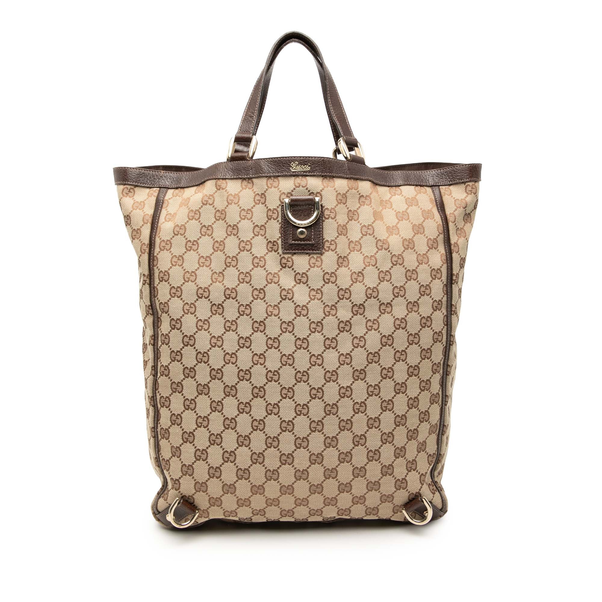 GG Canvas Abbey D Ring Tote - Image 1