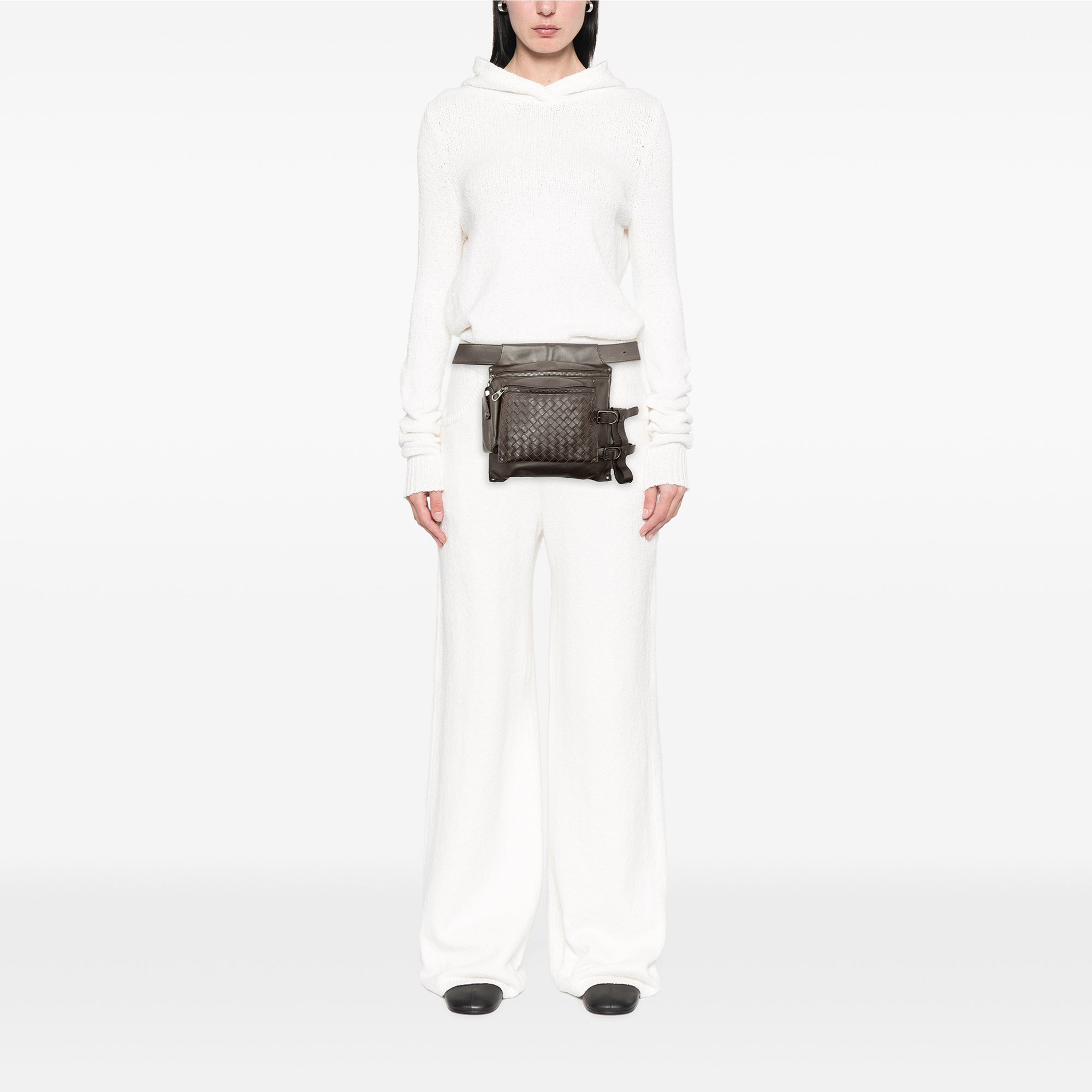 Intrecciato Trimmed Nappa Utility Belt Bag - Image 8