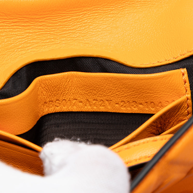 Mini Zucca Embossed Leather Baguette Satchel - Image 6