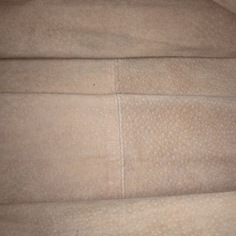 Large Canvas Canapa Righe Striped Satchel - Image 4