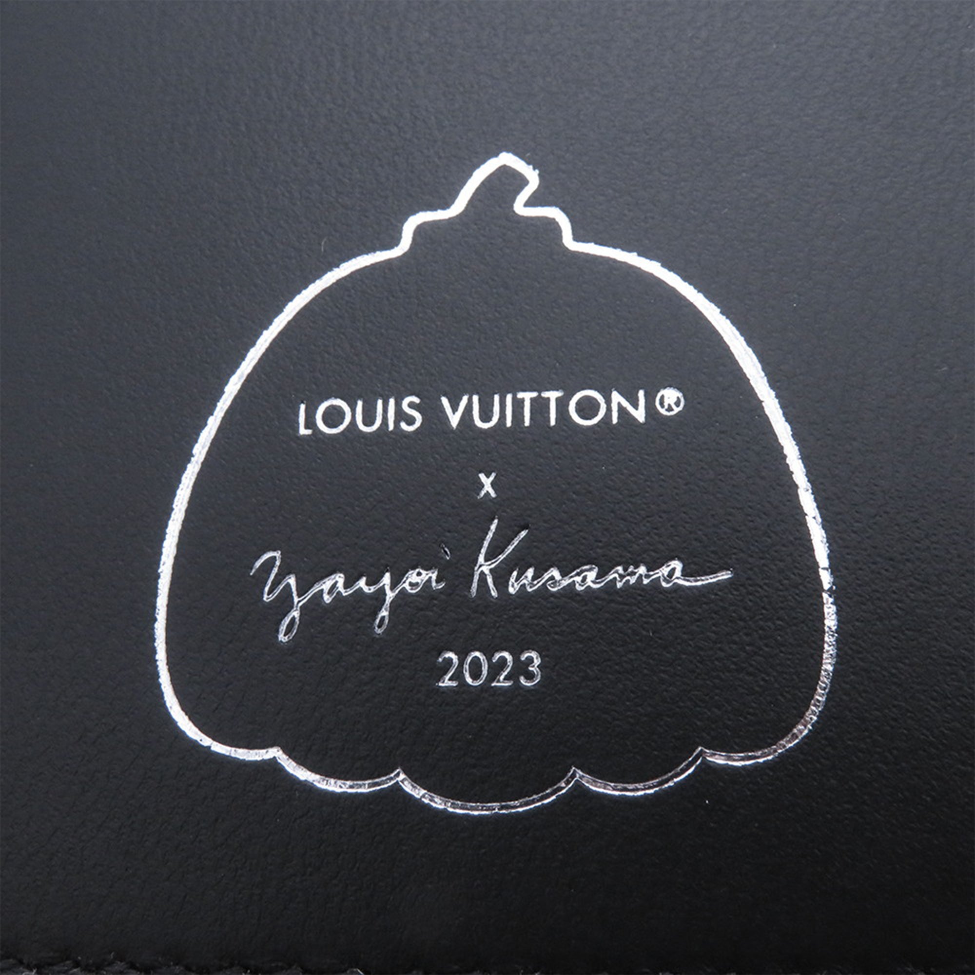 Yayoi Kusama Taurillon Capucines Compact Wallet - Image 7