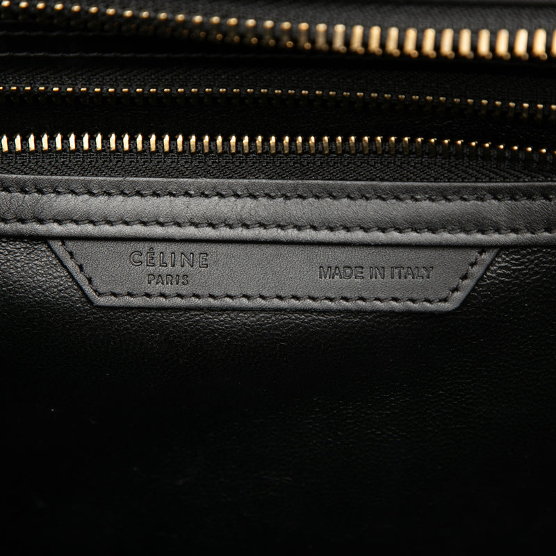 Micro Tricolor Nubuck and Calfskin Luggage Tote - Image 5