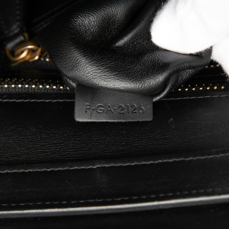 Micro Tricolor Nubuck and Calfskin Luggage Tote - Image 6