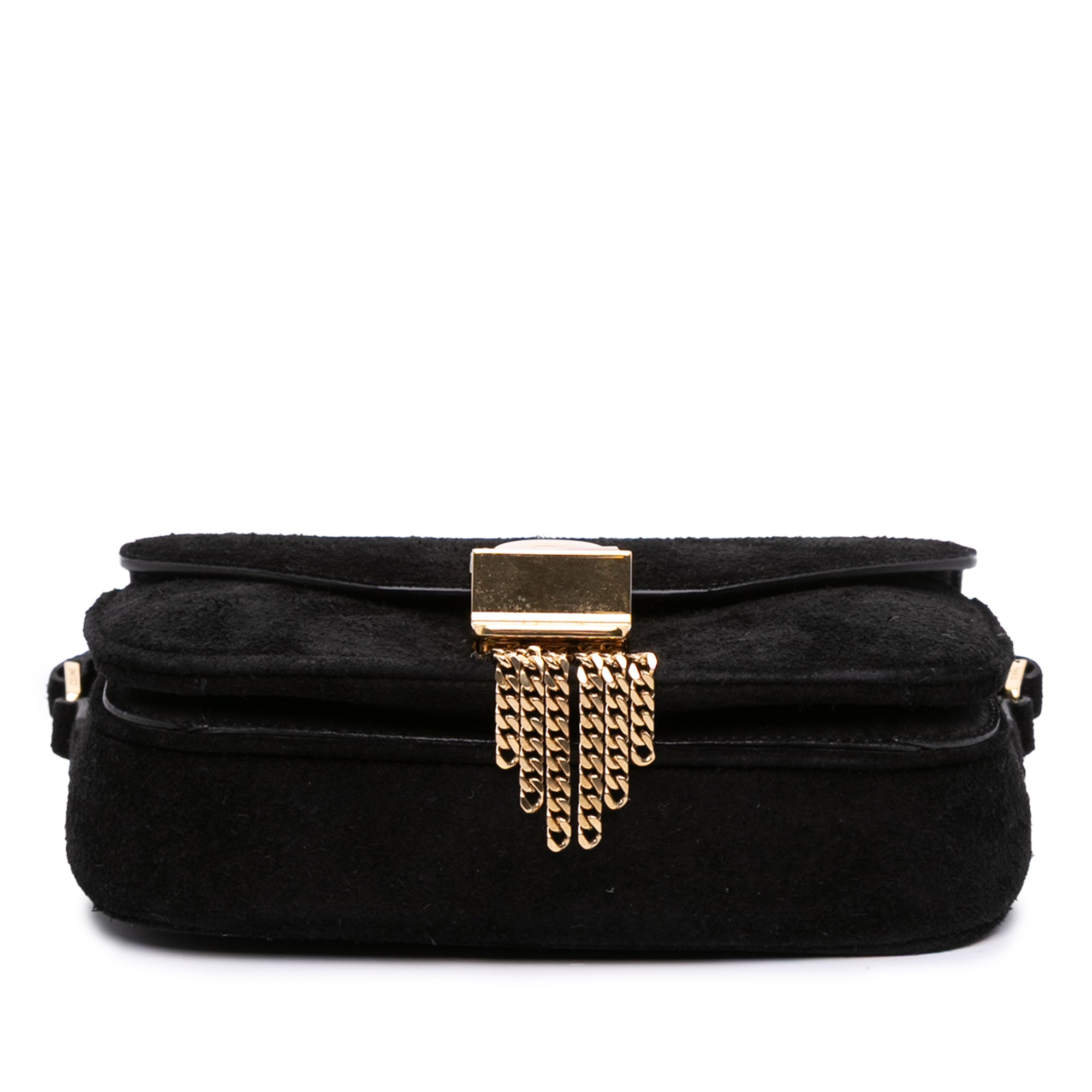 Small Suede Pampille C Bag - Image 3