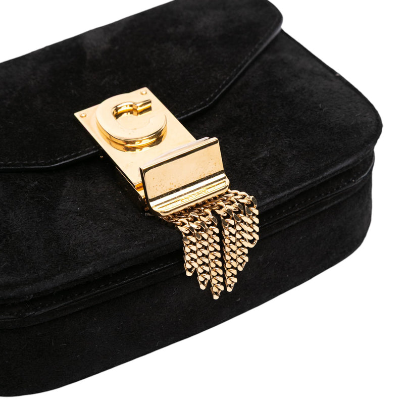 Small Suede Pampille C Bag - Image 7