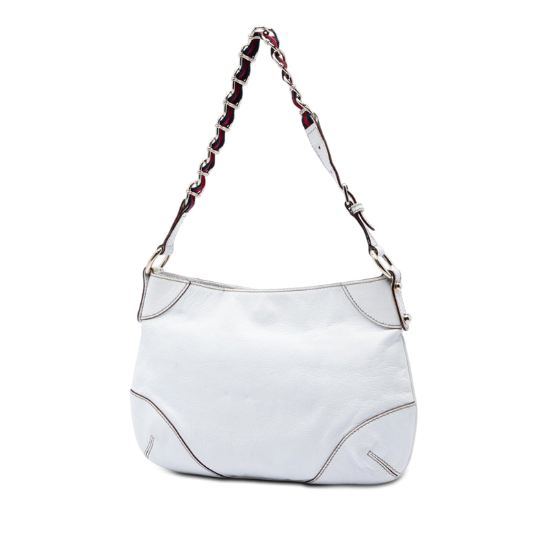 Calfskin Web Capri Ranch Kid Shoulder Bag - Image 2