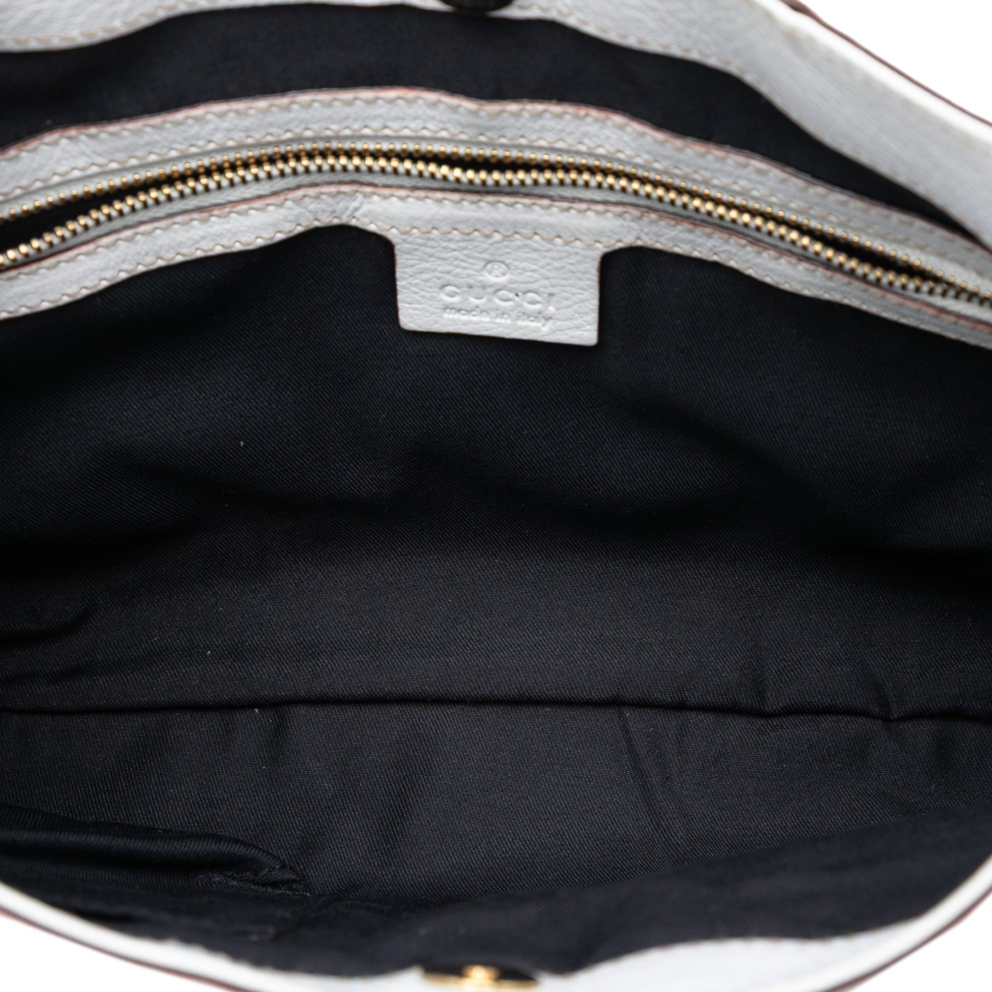 Calfskin Web Capri Ranch Kid Shoulder Bag - Image 4