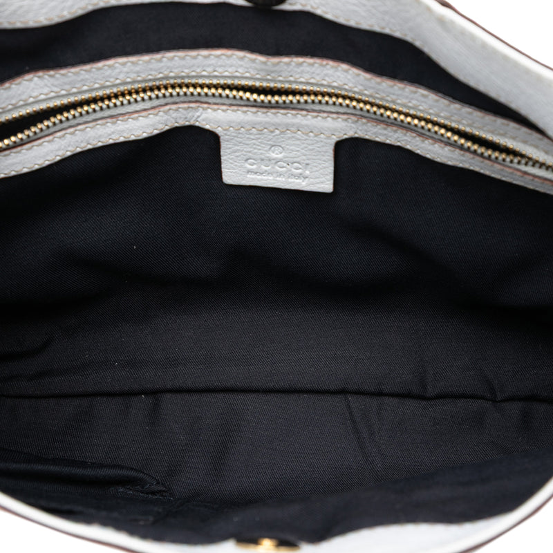 Calfskin Web Capri Ranch Kid Shoulder Bag - Image 4