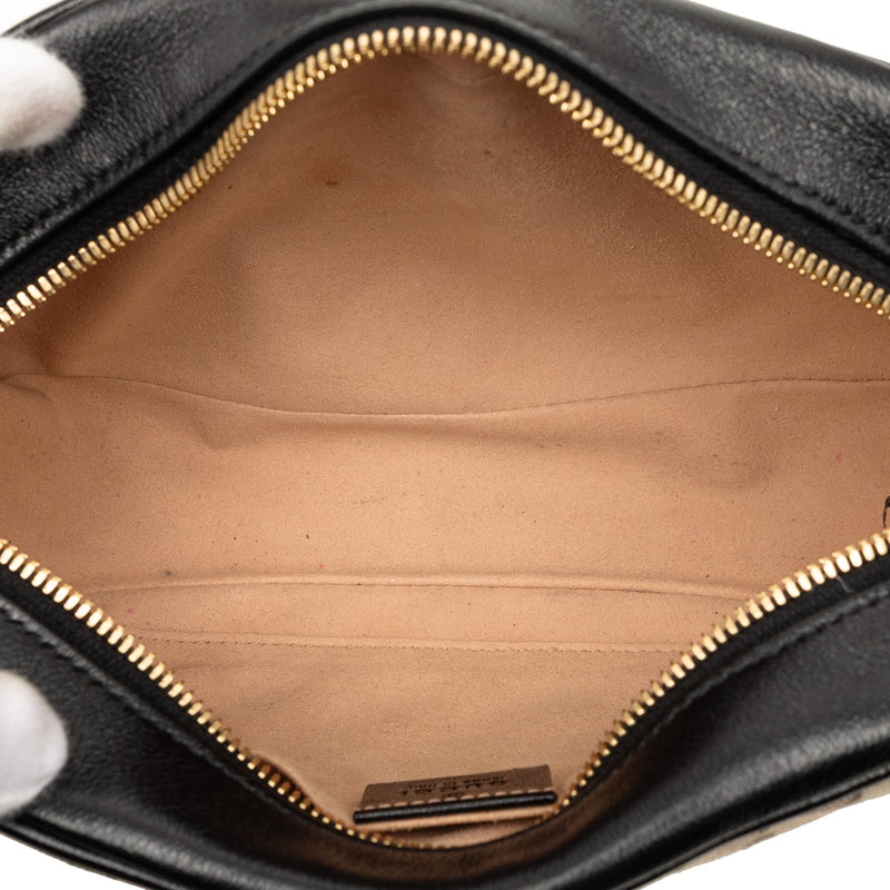 Small GG Marmont Matelasse GG Canvas and Leather Crossbody - Image 4