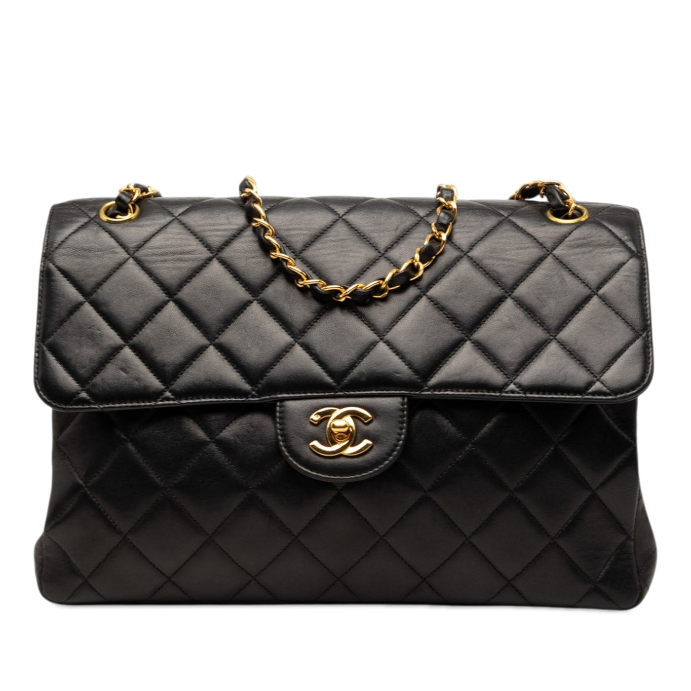 Jumbo Quilted Lambskin Double Sided Flap - Image 1