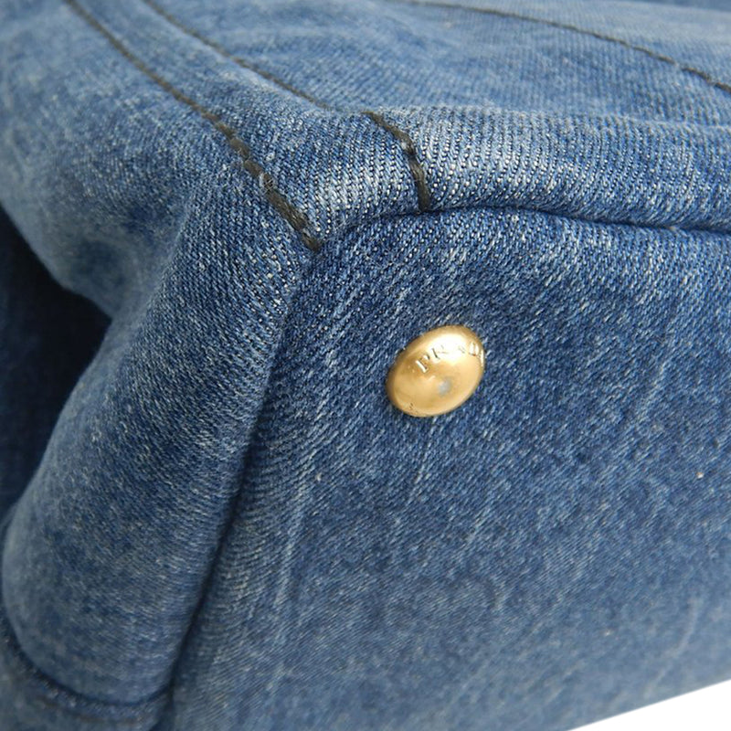 Denim Canapa Logo Satchel - Image 12