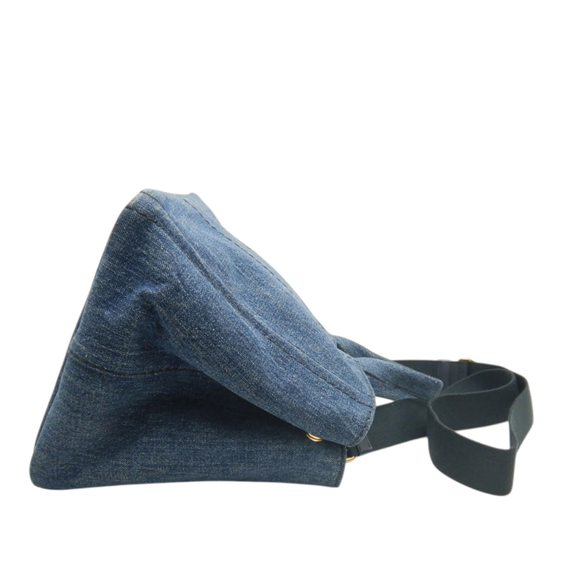 Denim Canapa Logo Satchel - Image 17