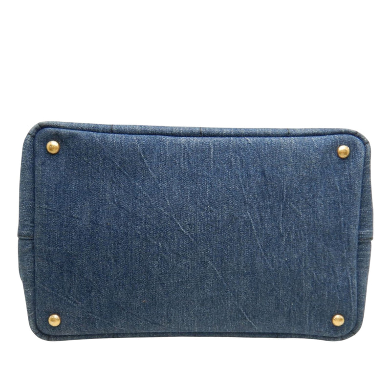 Denim Canapa Logo Satchel - Image 3