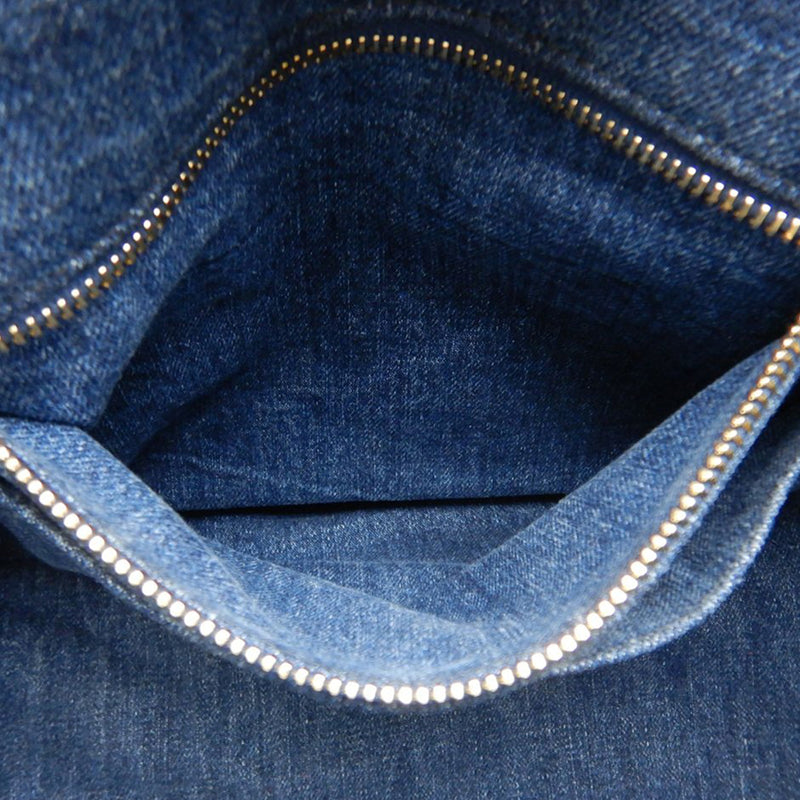 Denim Canapa Logo Satchel - Image 5