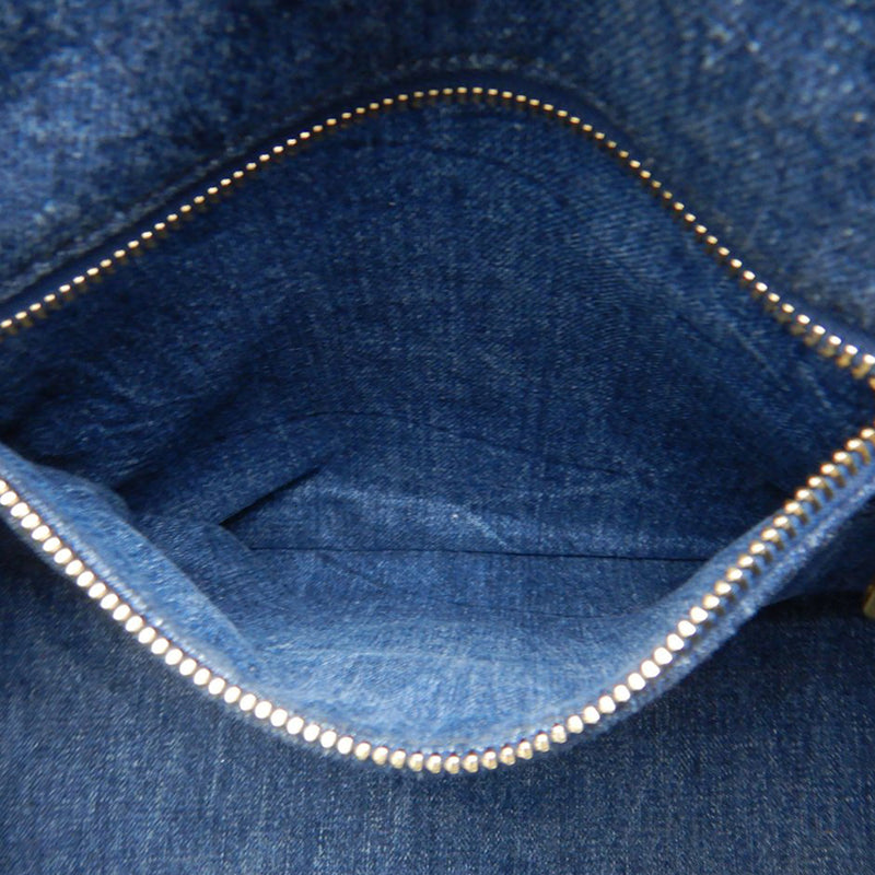 Denim Canapa Logo Satchel - Image 6