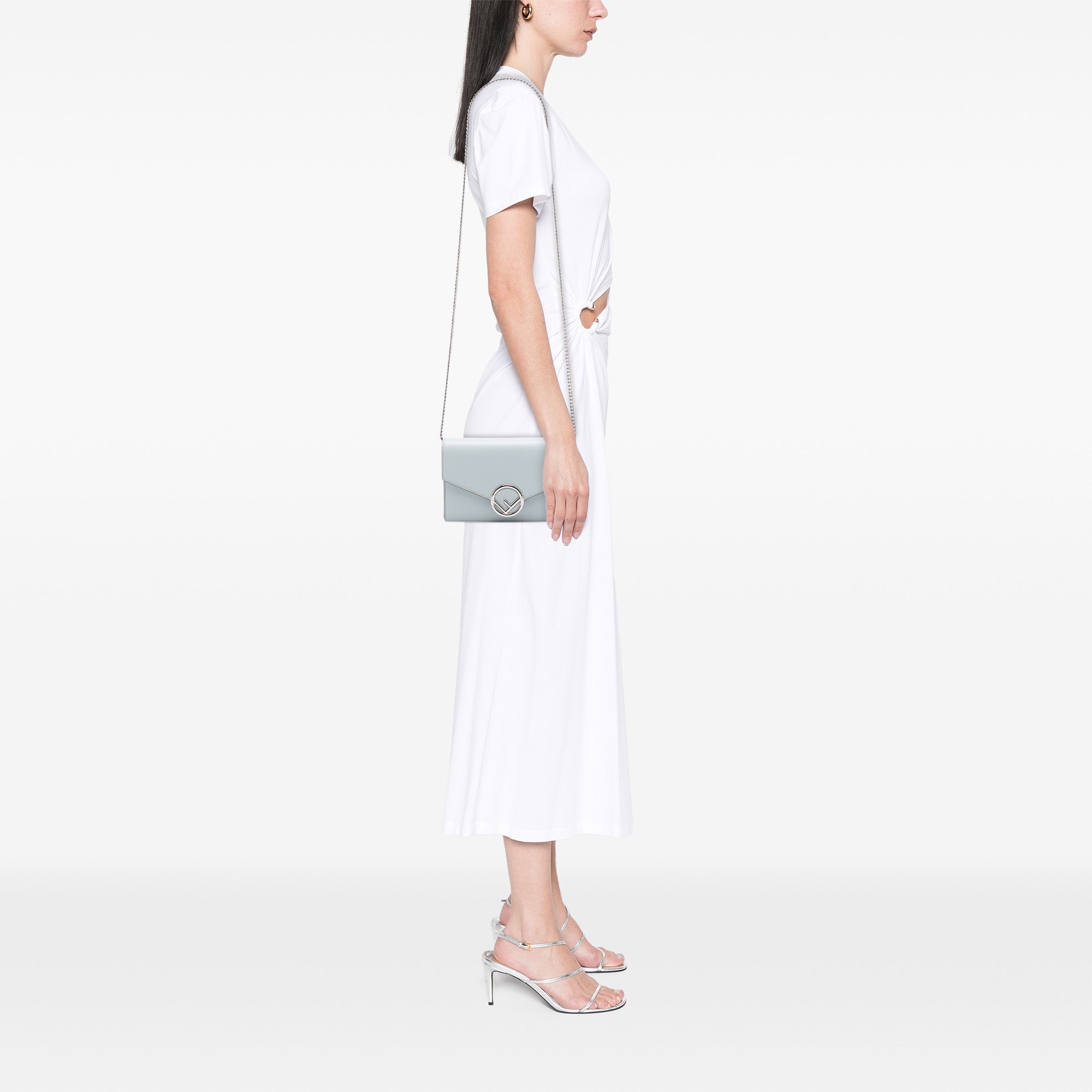 Leather F Is Fendi Envelope Wallet On Chain - Image 7