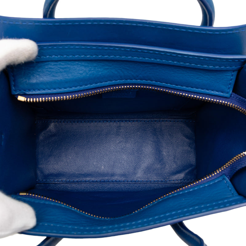 Nano Leather Luggage Tote - Image 4