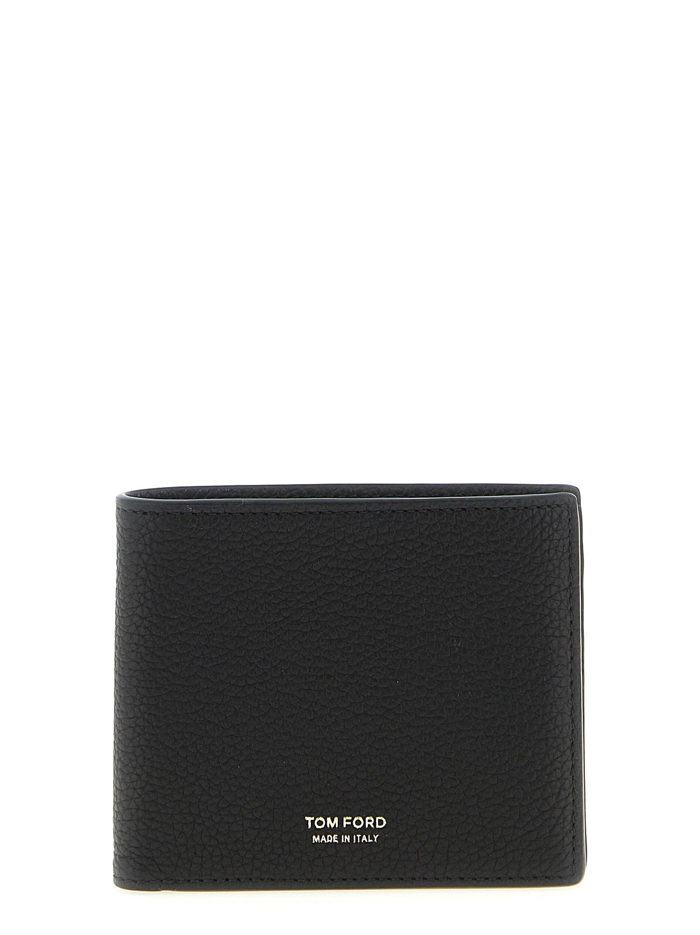 Tom Ford Hammered Leather Wallet — Black