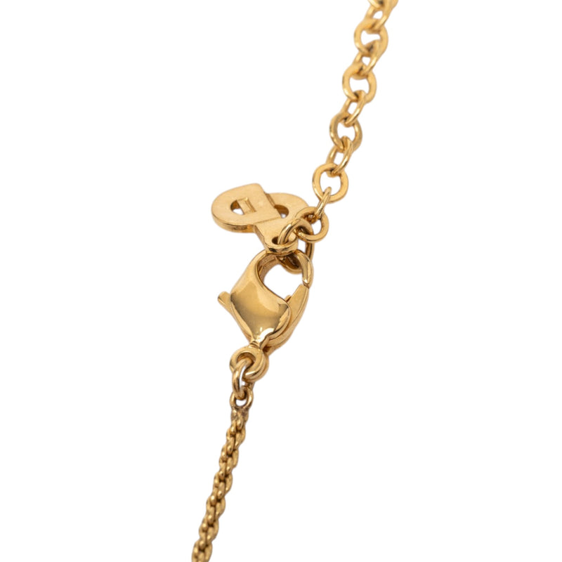 Gold Plated Logo Pendant Necklace - Image 4