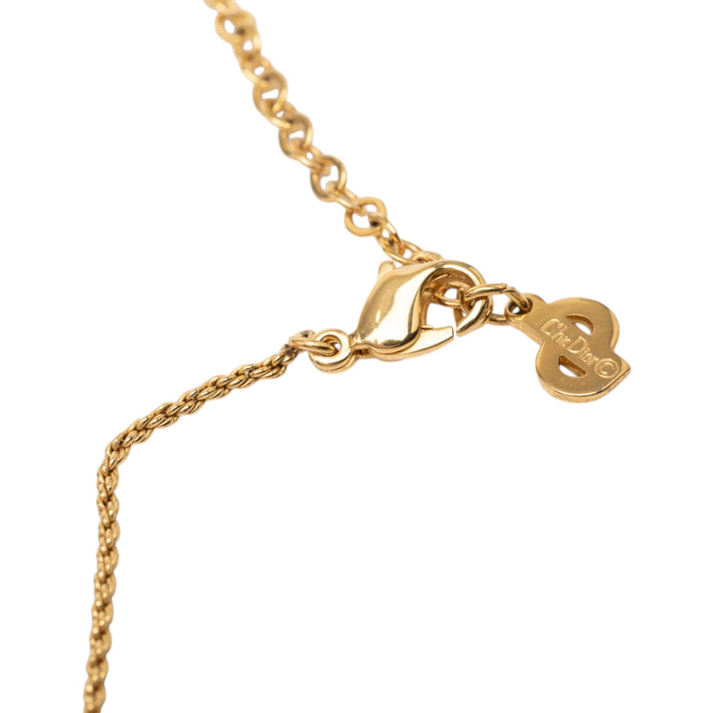 Gold Plated Logo Pendant Necklace - Image 5