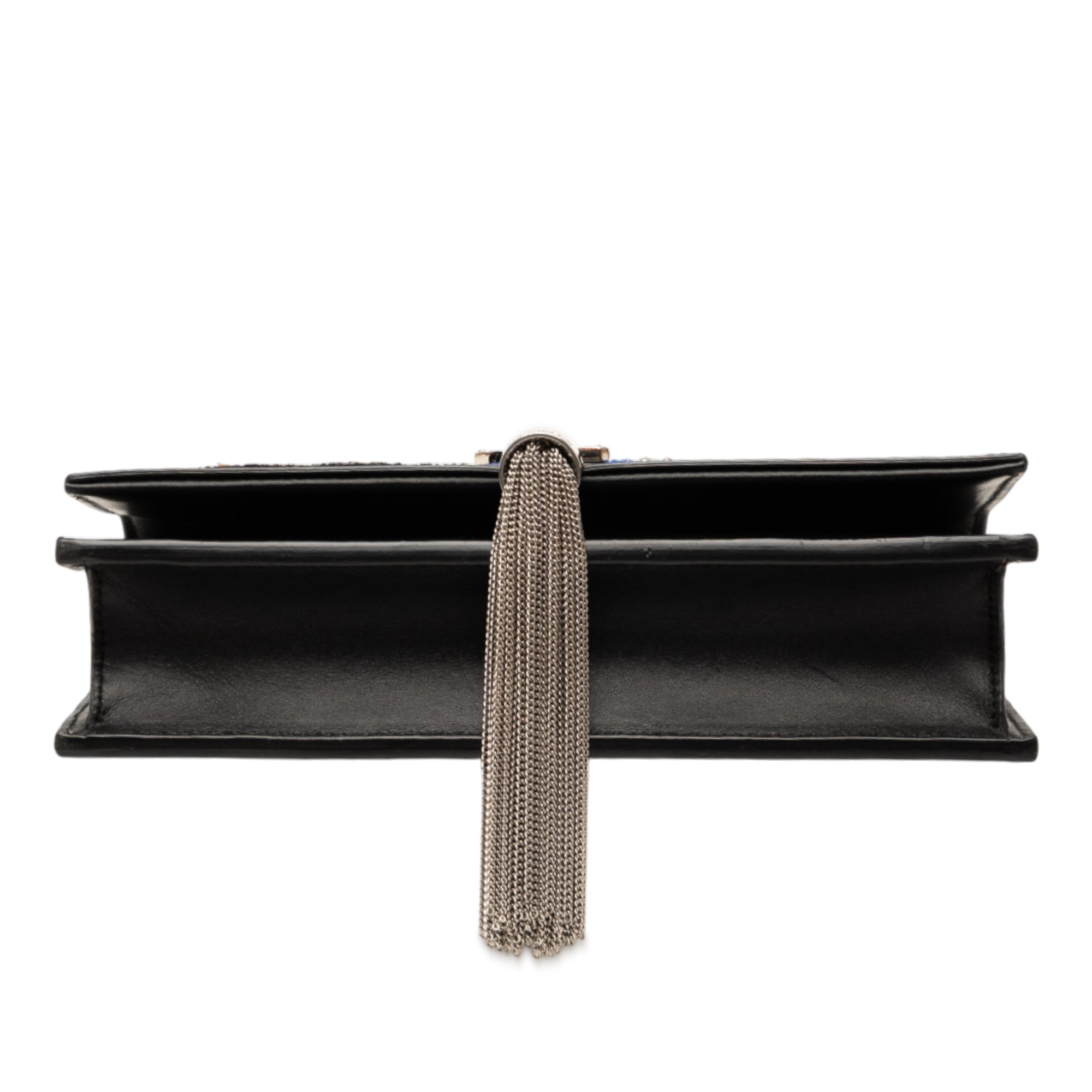Calfskin Cloud Star Applique Classic Monogram Kate Tassel Wallet on Chain - Image 3