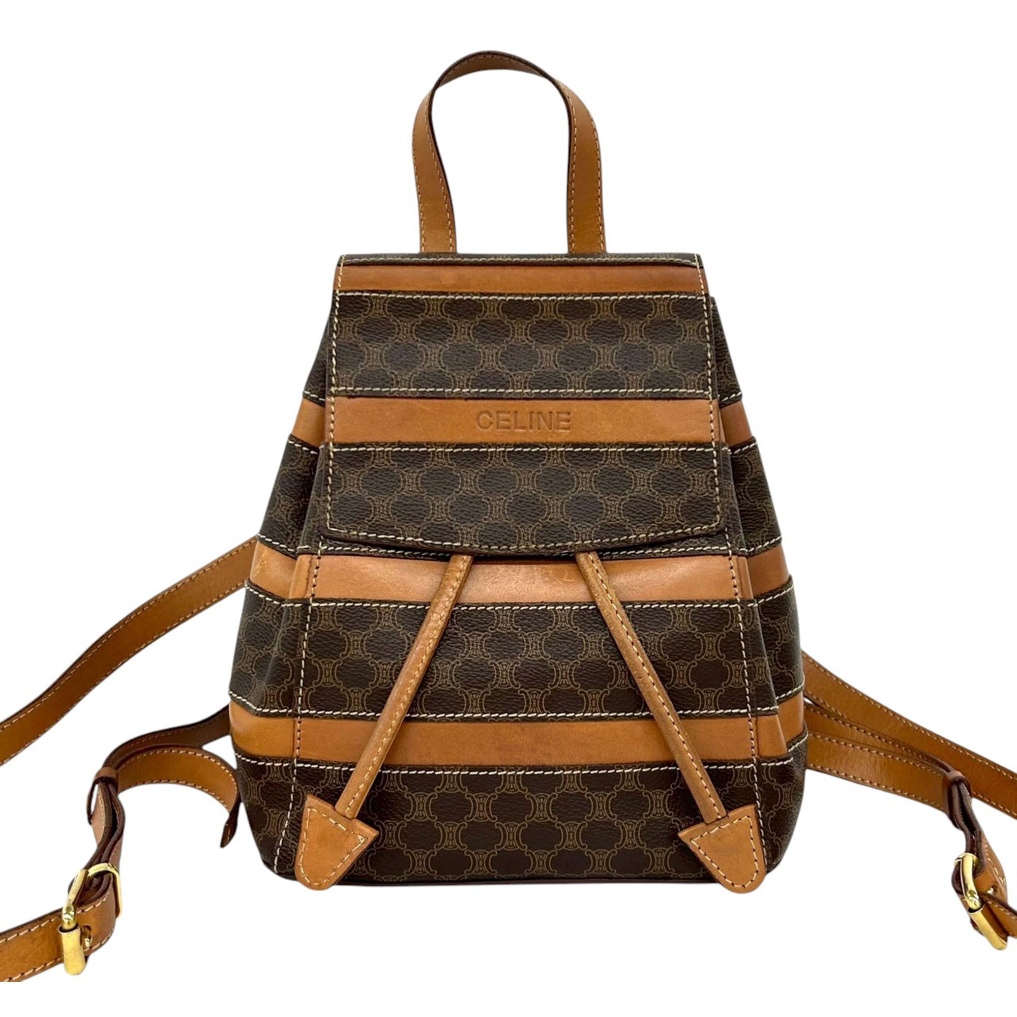 Macadam Coated Canvas Backpack - Image 1