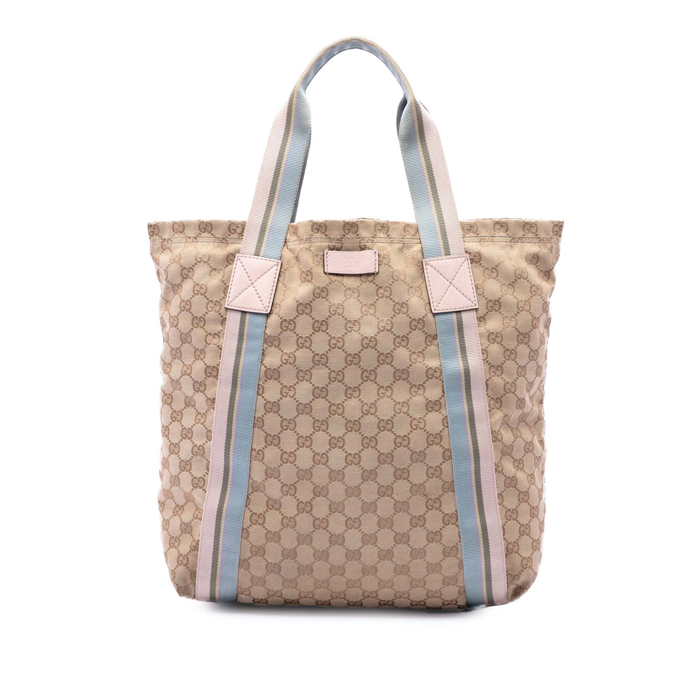 GG Canvas Web Tote - Image 1