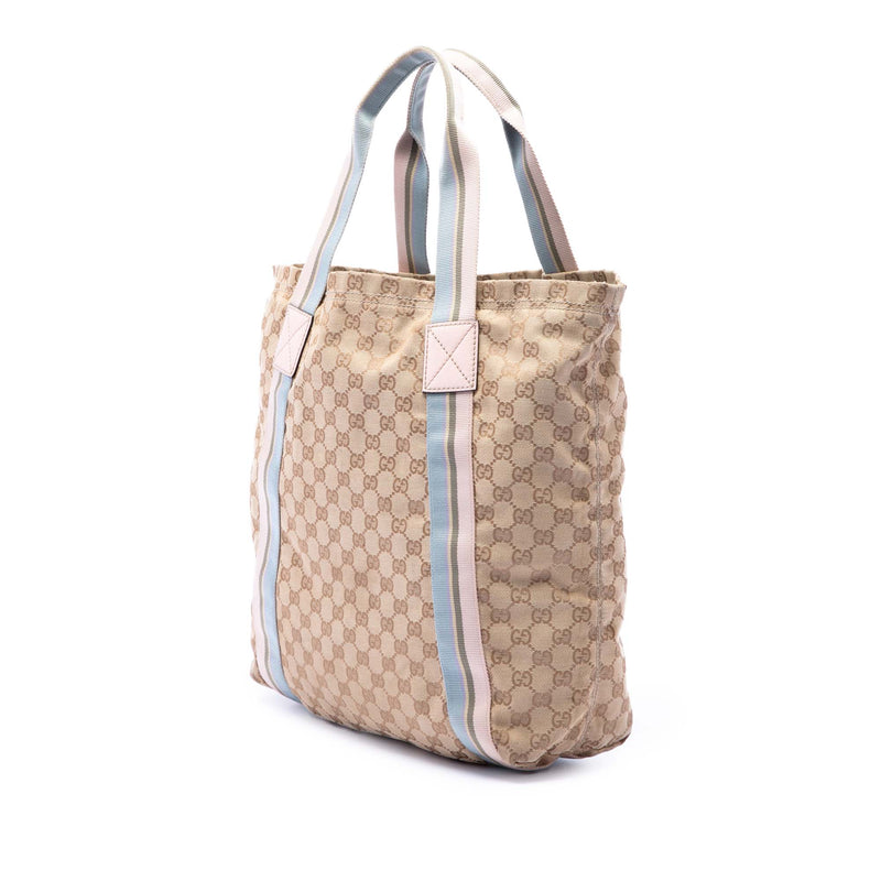 GG Canvas Web Tote - Image 2