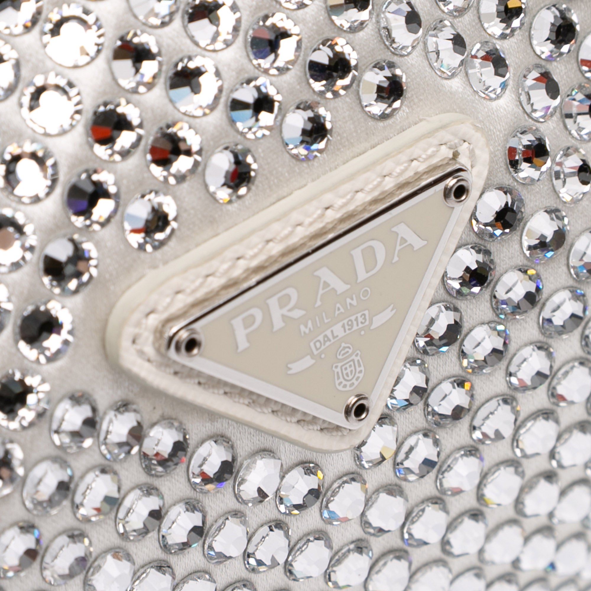 Mini Satin Crystal Re-Edition 2000 Shoulder Bag - Image 7