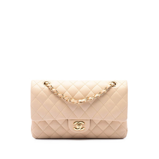 Medium Classic Lambskin Double Flap - Image 1