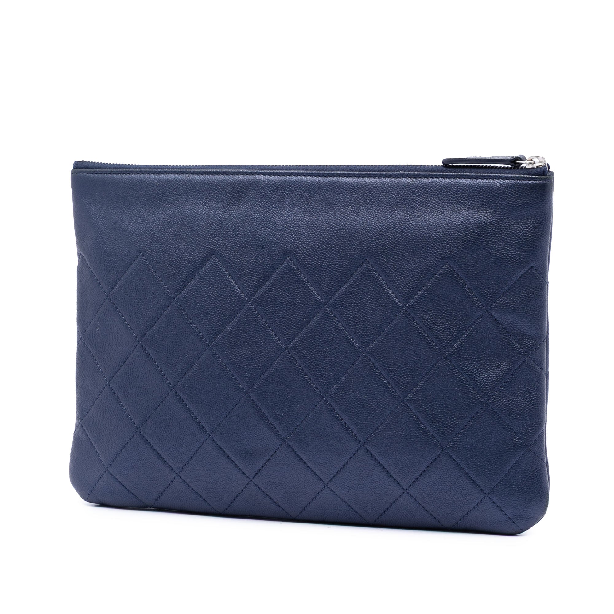 Medium CC Quilted Caviar O Case Clutch - Image 2