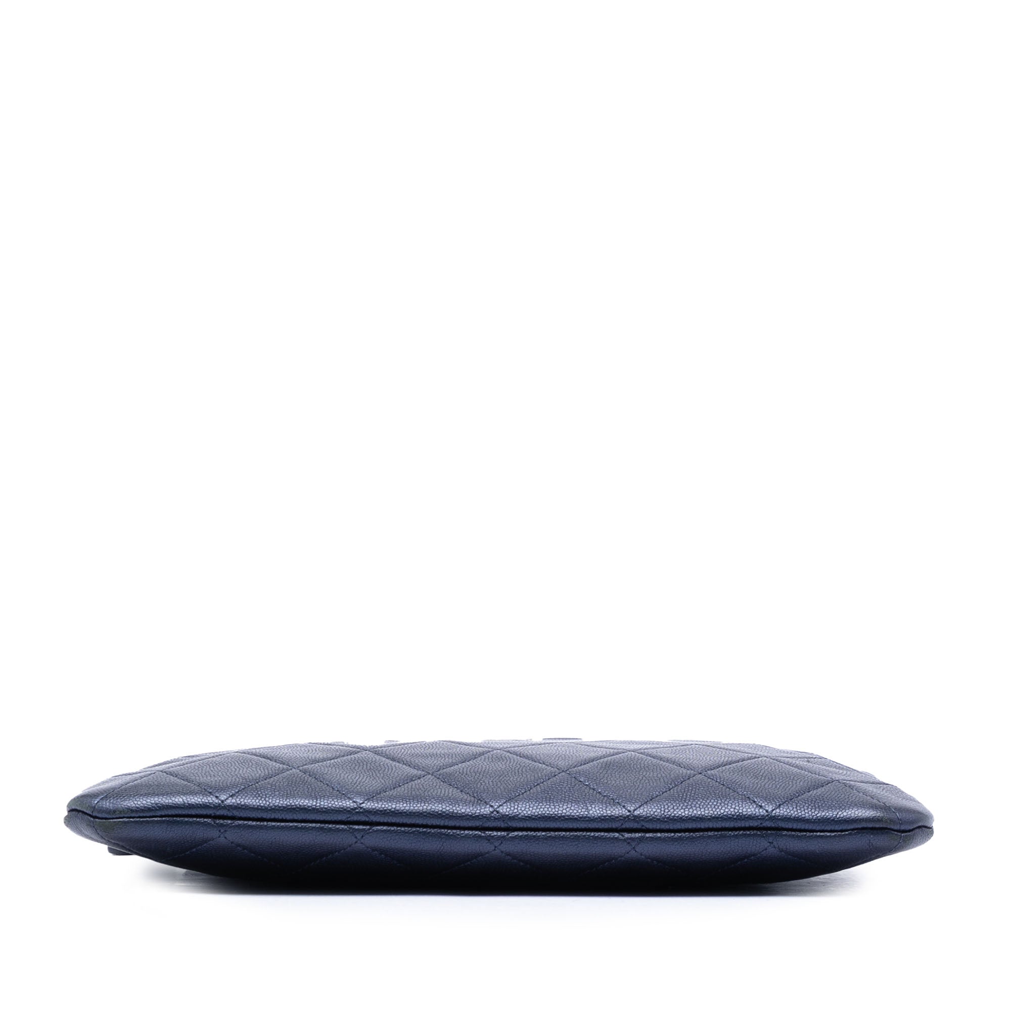 Medium CC Quilted Caviar O Case Clutch - Image 3