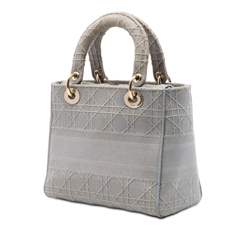 Medium Canvas Cannage Lady D Lite - Image 2